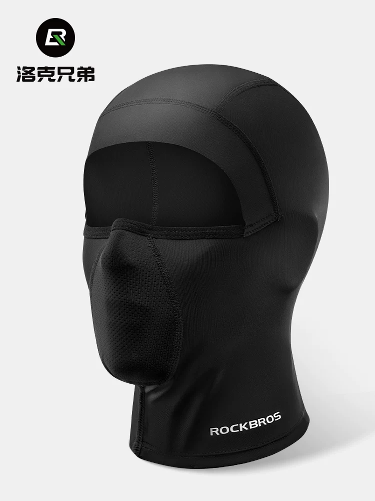 Mũ trùm đầu đi xe máy Rock Brothers mặt nạ chống nắng bằng lụa băng che kín mặt mùa xuân hè ngoài trời khăn quàng cổ chống gió cho nam và nữ