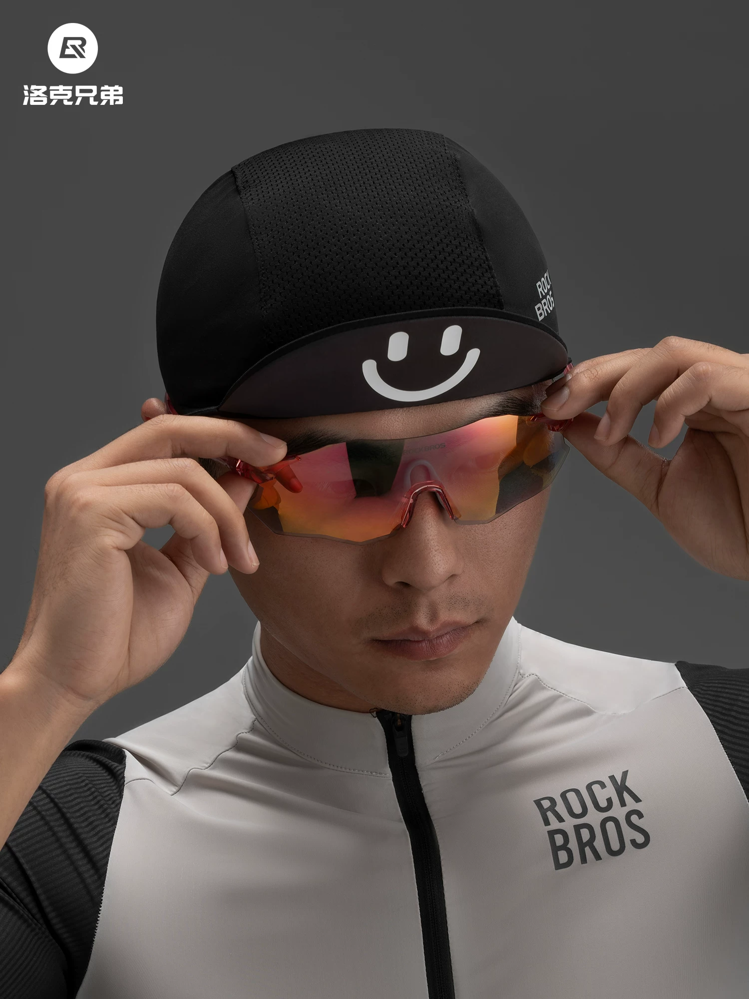 Kính chạy bộ Rock Brothers marathon phân cực đổi màu chống gió ngoài trời dành cho nam và nữ đi xe đạp thiết bị thể thao