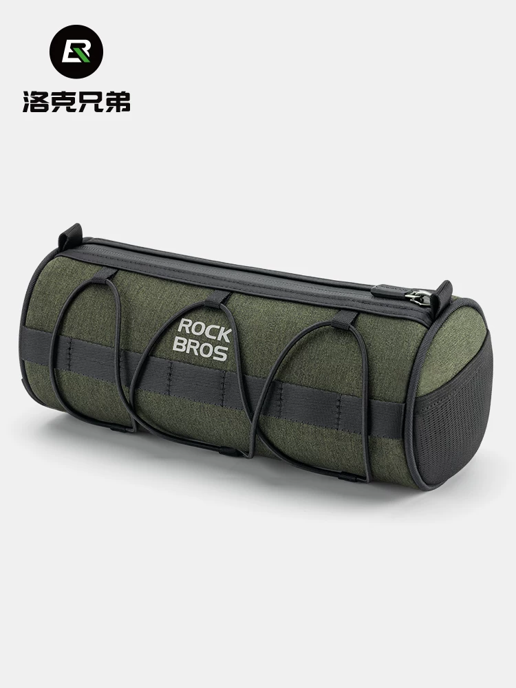 Túi đựng xe đạp Rock Brothers, túi hình trụ, túi gắn tay lái, túi phía trước để đi xe đạp, xe đạp leo núi, xe đạp đường trường, xe đạp du lịch, ngăn đựng thanh ngang phía trước.