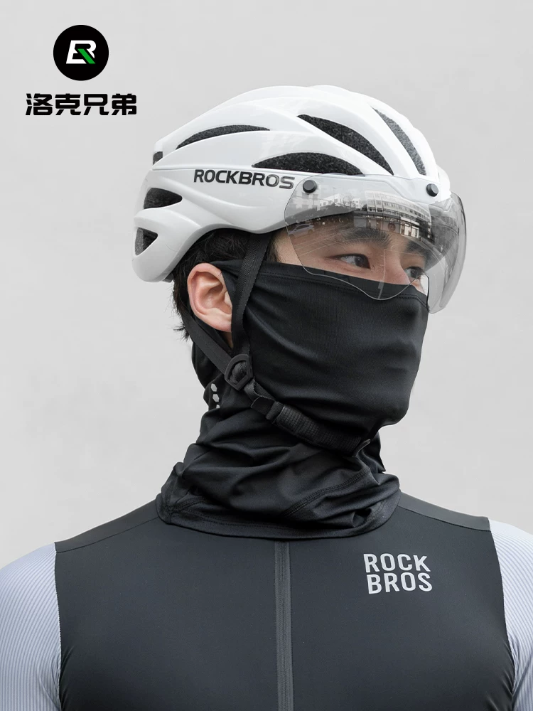 Mặt nạ chống nắng đi xe đạp Rock Brothers, khăn quàng cổ đi xe đạp cho nam, mũ bảo hiểm mùa hè đi xe máy, khăn trùm đầu che kín mặt cho nữ