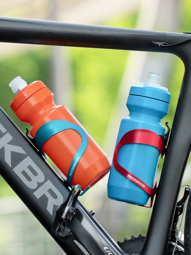 Rock Brothers xe đạp bình nước lồng hợp kim nhôm xe đạp leo núi bình nước giữ cốc giá đỡ đi xe đạp thiết bị phụ kiện