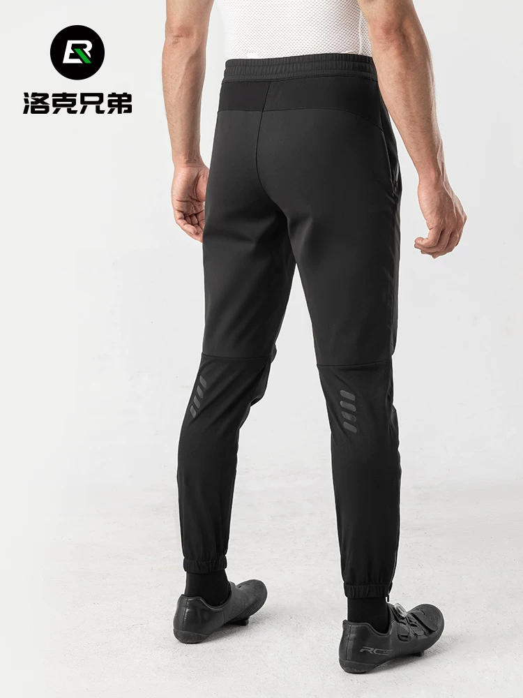 Quần đi xe đạp Rock Brothers quần thể thao nam lông cừu ấm áp quần đi xe đạp đường núi ngoài trời mùa đông