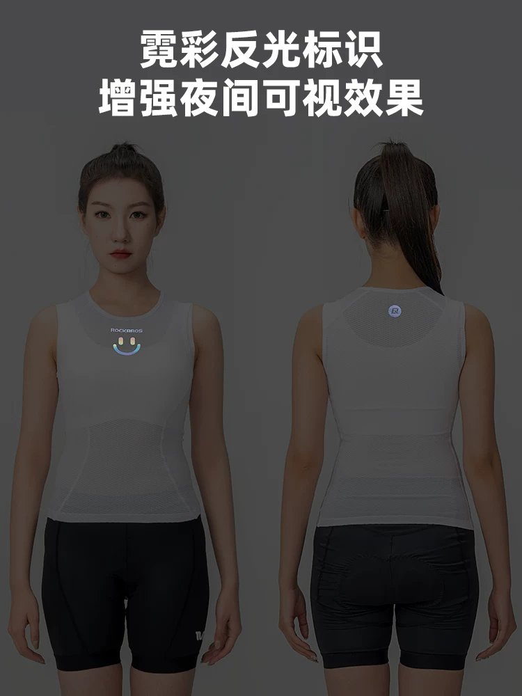 Áo ba lỗ thoáng khí, nhanh khô, thấm hút mồ hôi của Rock Brothers dành cho nữ, áo ba lỗ không tay dành cho mùa hè