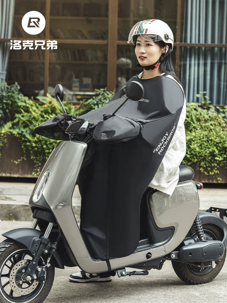 Tấm che nắng mùa hè Rock Brothers cho xe điện, tấm che mỏng chống nước, chống gió cho xe máy và xe điện, unisex.