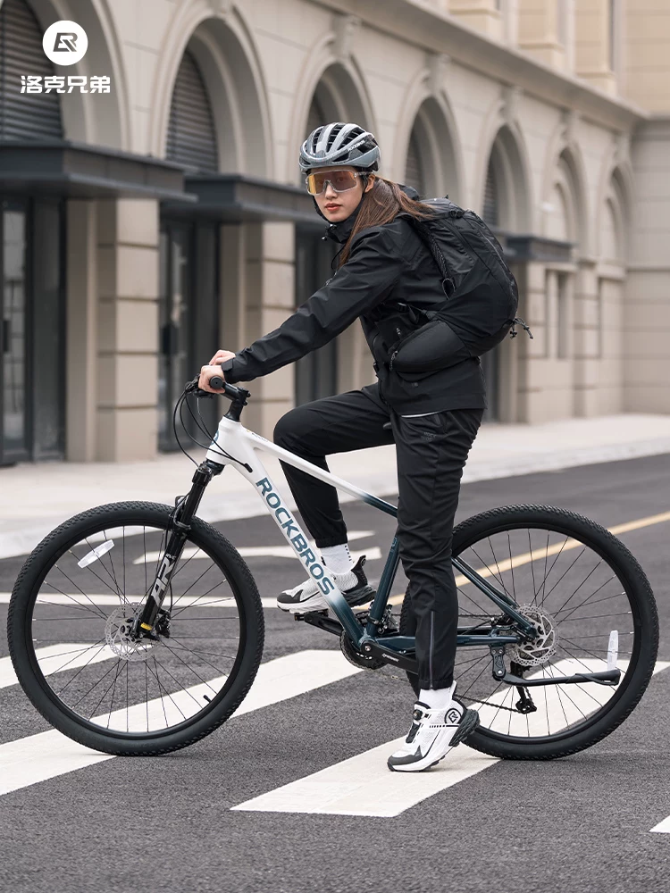 Xe đạp leo núi hợp kim nhôm Rock Brothers dành cho nam và nữ, xe đạp tốc độ thay đổi phanh đĩa dành cho sinh viên và người lớn 27.5inch