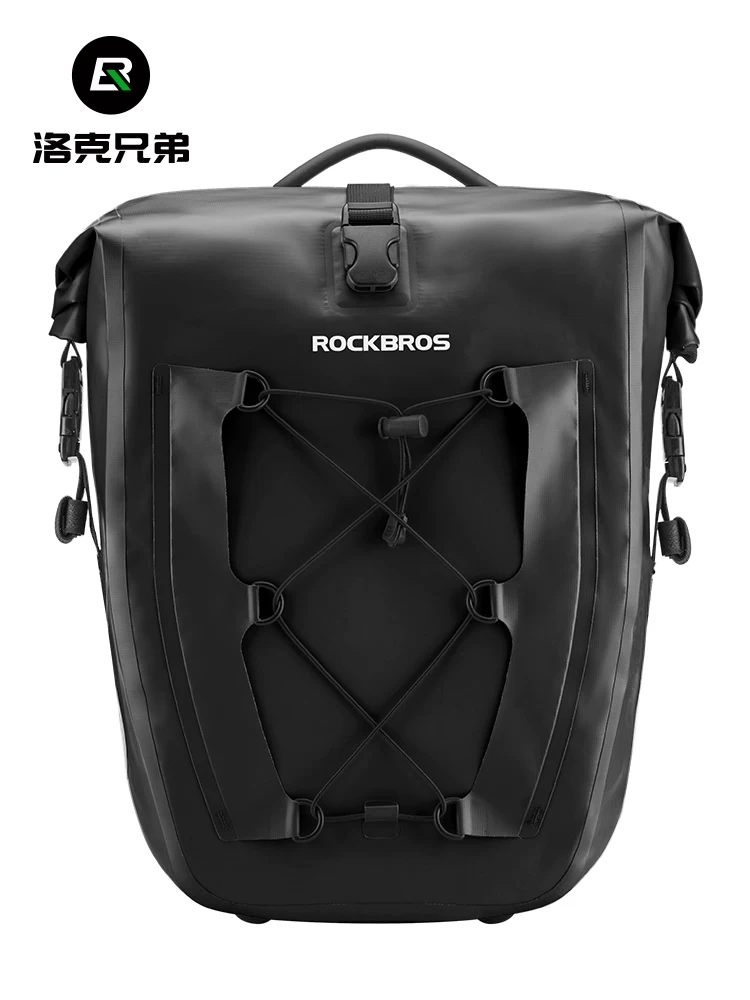 Túi đựng đồ chống nước Rock Brothers, túi xe đạp, túi gắn giá sau, túi đựng đồ đi đường, chống mưa, đi xe đạp đường dài, thiết bị đi xe đạp đường dài, dùng được ở Tứ Xuyên-Tây Tạng