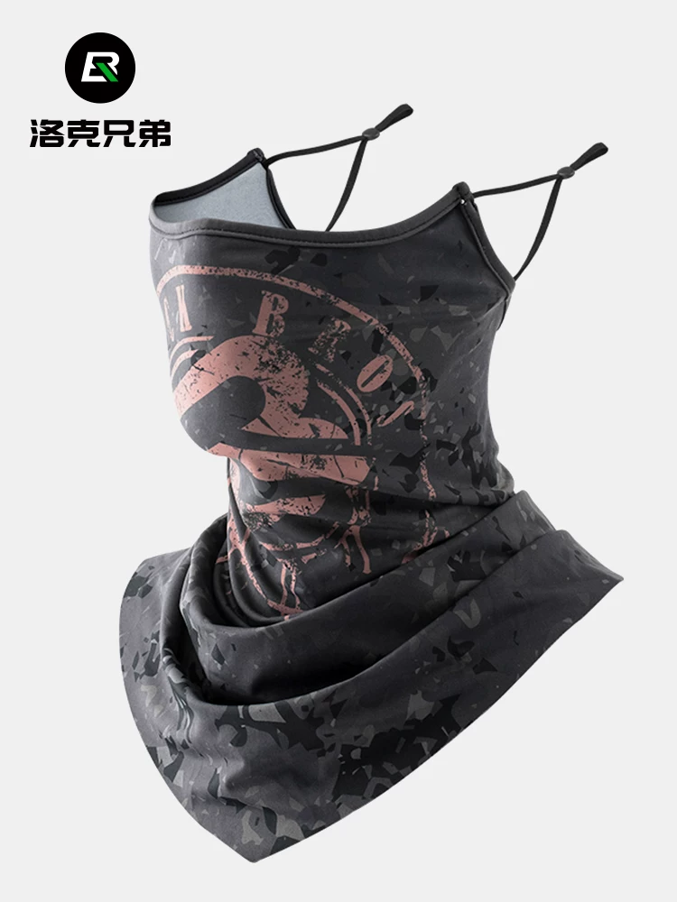 Khăn che mặt đa năng Rock Brothers chống nắng, chất liệu vải lụa đá, unisex, dùng cho mùa hè, đi xe máy, xe đạp, bảo vệ cổ, phụ kiện đi xe