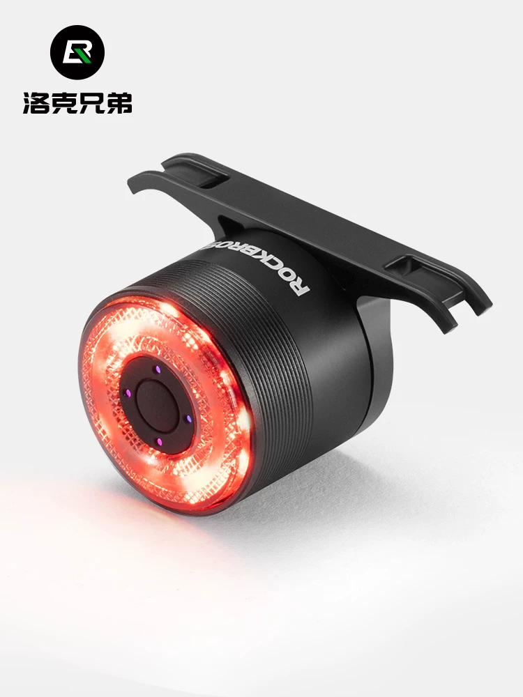 Đèn hậu xe đạp Rock Brothers đèn phanh đèn cảnh báo đường xe đạp leo núi đi đêm cảm biến thông minh thiết bị đi xe đạp