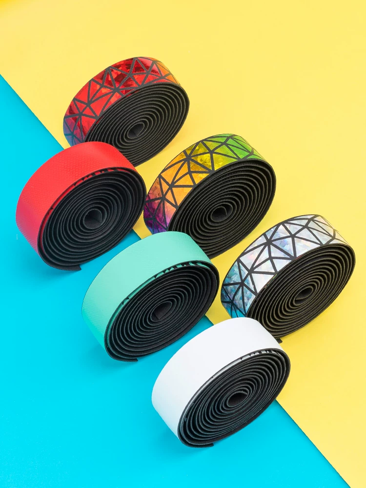Tay lái xe đạp đường trường Rock Brothers có dây đai chống trượt cho tay lái xe đạp, tay lái cong, tay lái chống mài mòn, phụ kiện thiết bị đạp xe