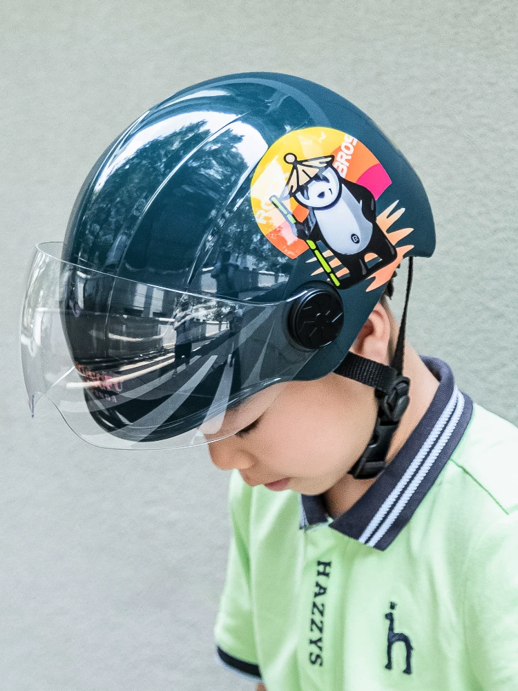 Mũ bảo hiểm đi xe đạp trẻ em Rock Brothers dành cho bé trai và bé gái, mũ bảo hiểm nửa đầu xe tay ga, mũ bảo hiểm, thiết bị đi xe trượt patin