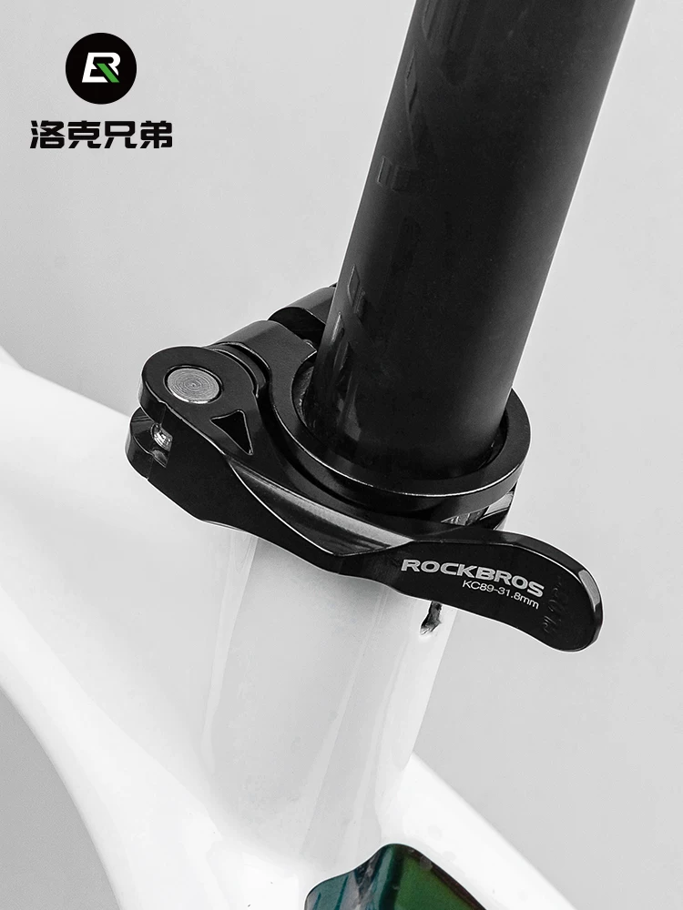 Kẹp yên xe đạp Rock Brothers, khóa nhanh, dùng cho xe đạp đường trường và xe đạp leo núi