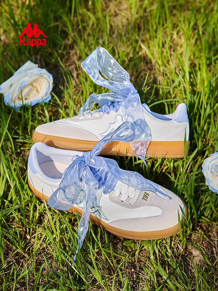 Giày thể thao Kappa retro Đức dành cho nữ, mẫu mới mùa đông 2025, giày thể thao đa năng, thời trang, phong cách.