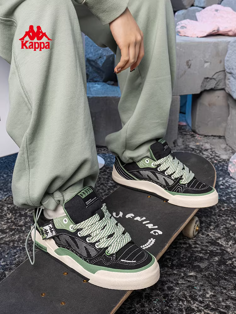 [Giảm giá đặc biệt] Giày vải nam Kappa mùa đông 2025, kiểu dáng cổ điển, phong cách trượt ván