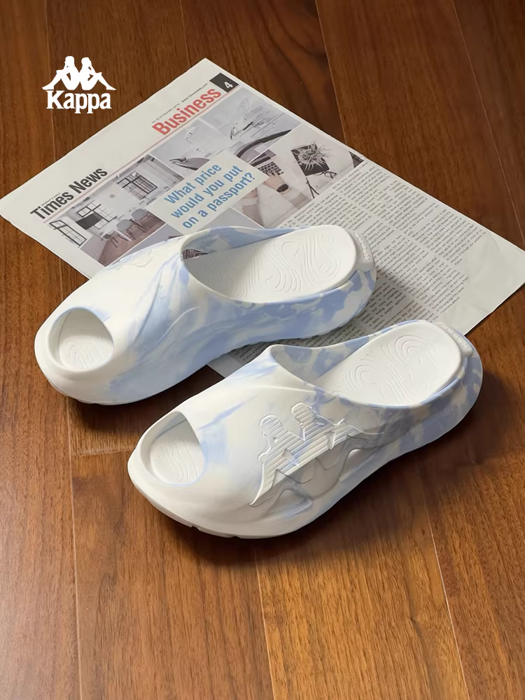 Giảm giá đặc biệt | Chính hãng] Dép Kappa 2025 Mẫu mới Dép thể thao nửa đế dày kiểu clog