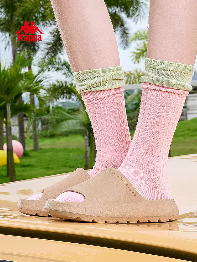 Giảm giá đặc biệt | Chính hãng] Dép nữ Kappa 2025 Mùa hè mới Giày đi biển đế dày thoải mái