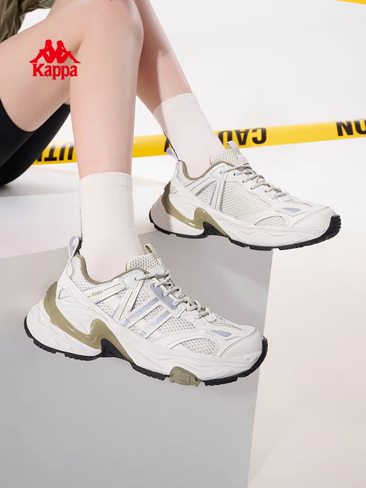 Giảm giá đặc biệt | Giày Kappa nữ chính hãng] Giày bố nữ Kappa mùa đông 2025 mới đế dày thời trang