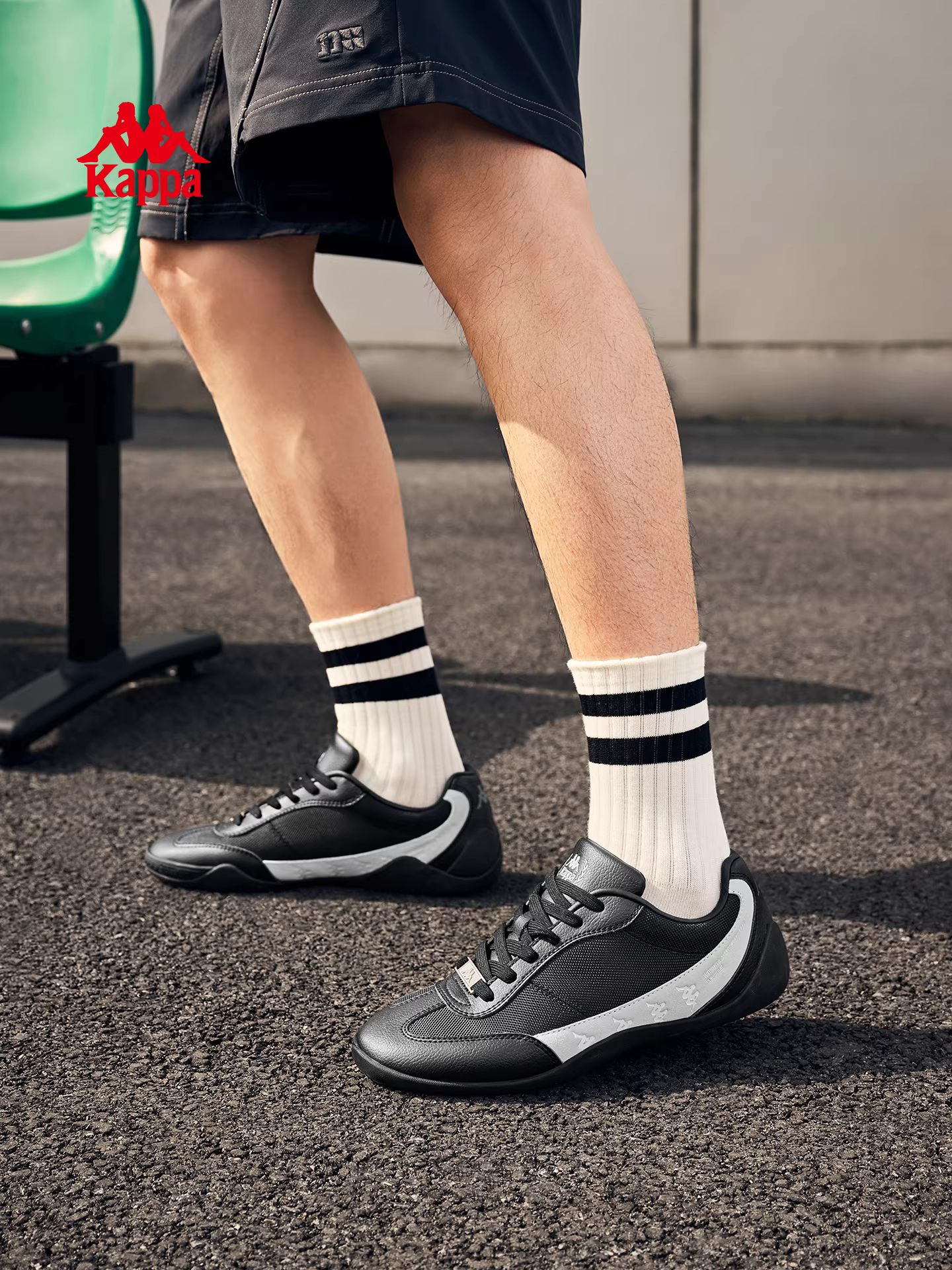 Giày thể thao đế mỏng Kappa dành cho nam mùa đông 2025, giày thể thao retro giản dị mới, nhẹ, giày tập luyện kiểu Đức cổ điển