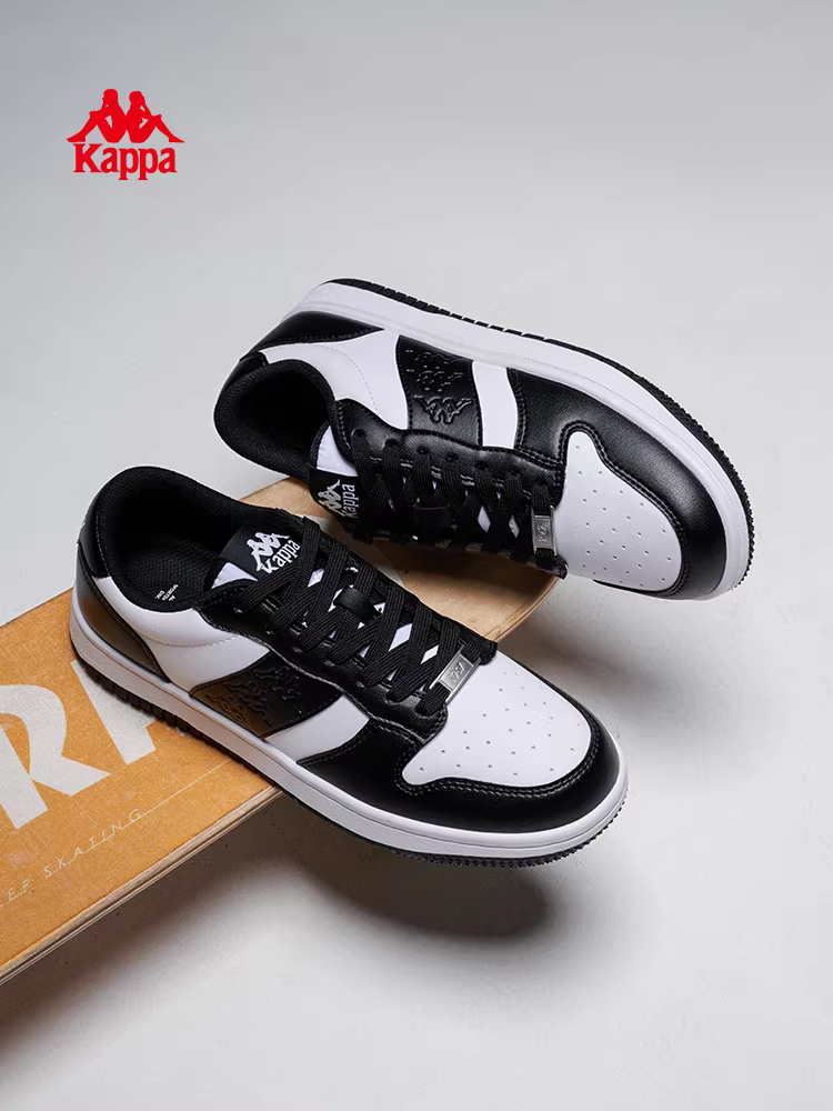 Giày thể thao nữ Kappa kiểu retro, thiết kế mới mùa đông 2025, giày casual cổ thấp, miệng giày nông, đế mềm.