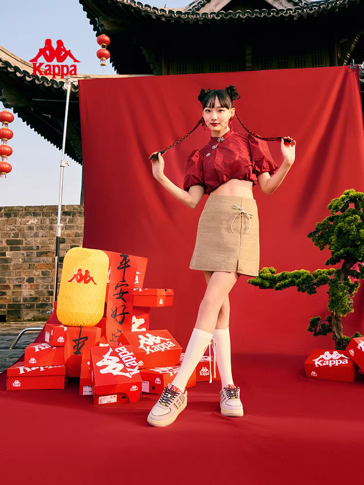 Giày thể thao Kappa quà tặng năm mới dành cho nữ 2025, giày trượt ván retro mùa đông mới, giày thể thao đế mềm phổ biến