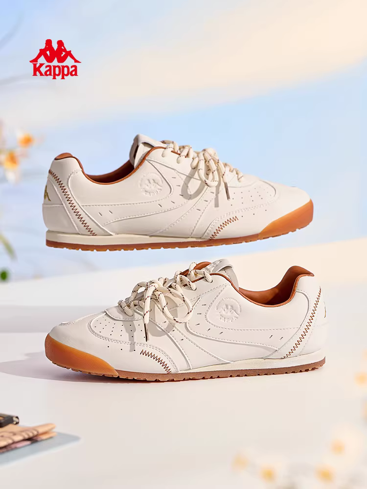 Giày thể thao cổ thấp nhẹ, kiểu dáng giản dị, mùa đông 2025 mới của Kappa Games, phong cách retro Đức dành cho nữ