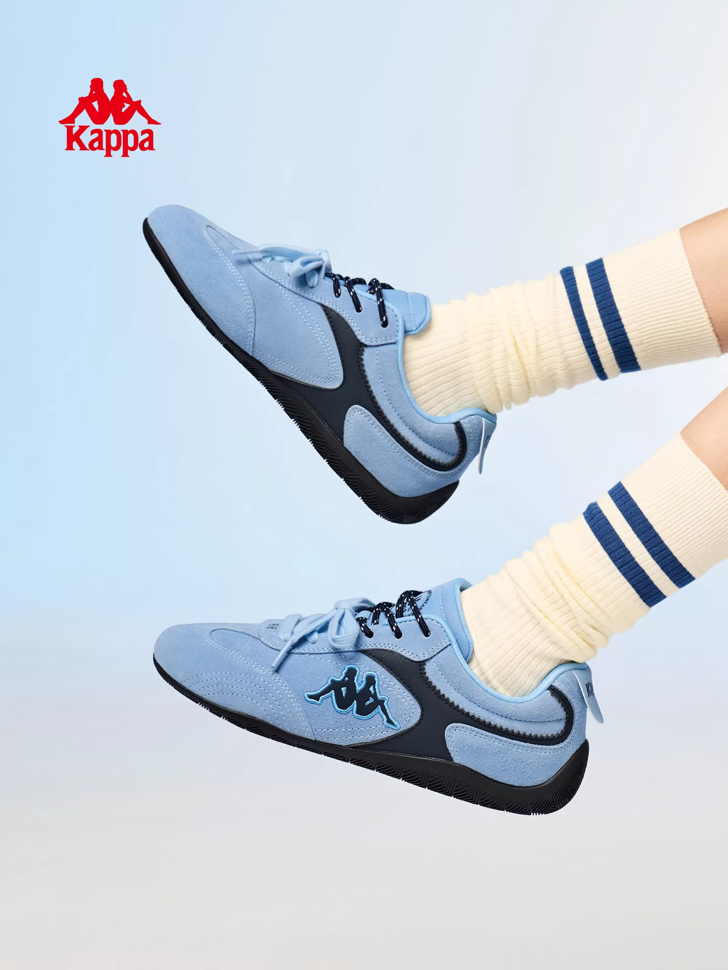 Giày đua Kappa dành cho nữ mùa đông 2025 mới, đế mềm, nhẹ, kiểu dáng cổ điển, đa năng, giày thể thao thường ngày, giày tập luyện