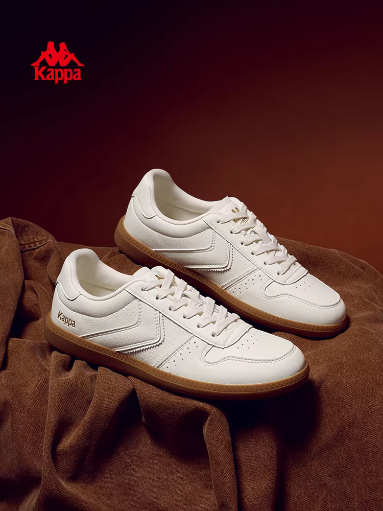 Giày nữ Kappa Giày tập luyện Đức Giày nữ mùa đông mới 2025 đa năng màu trắng giày thấp cổ đế mỏng giày thể thao thời trang