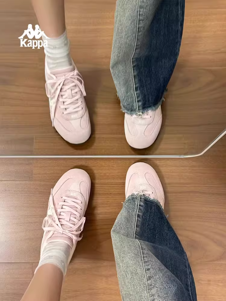 Giày đua KappaWing kiểu retro, giày tập luyện Đức, giày nữ mùa đông 2025 mới, đế mỏng, giày thể thao đa năng, giày thường ngày