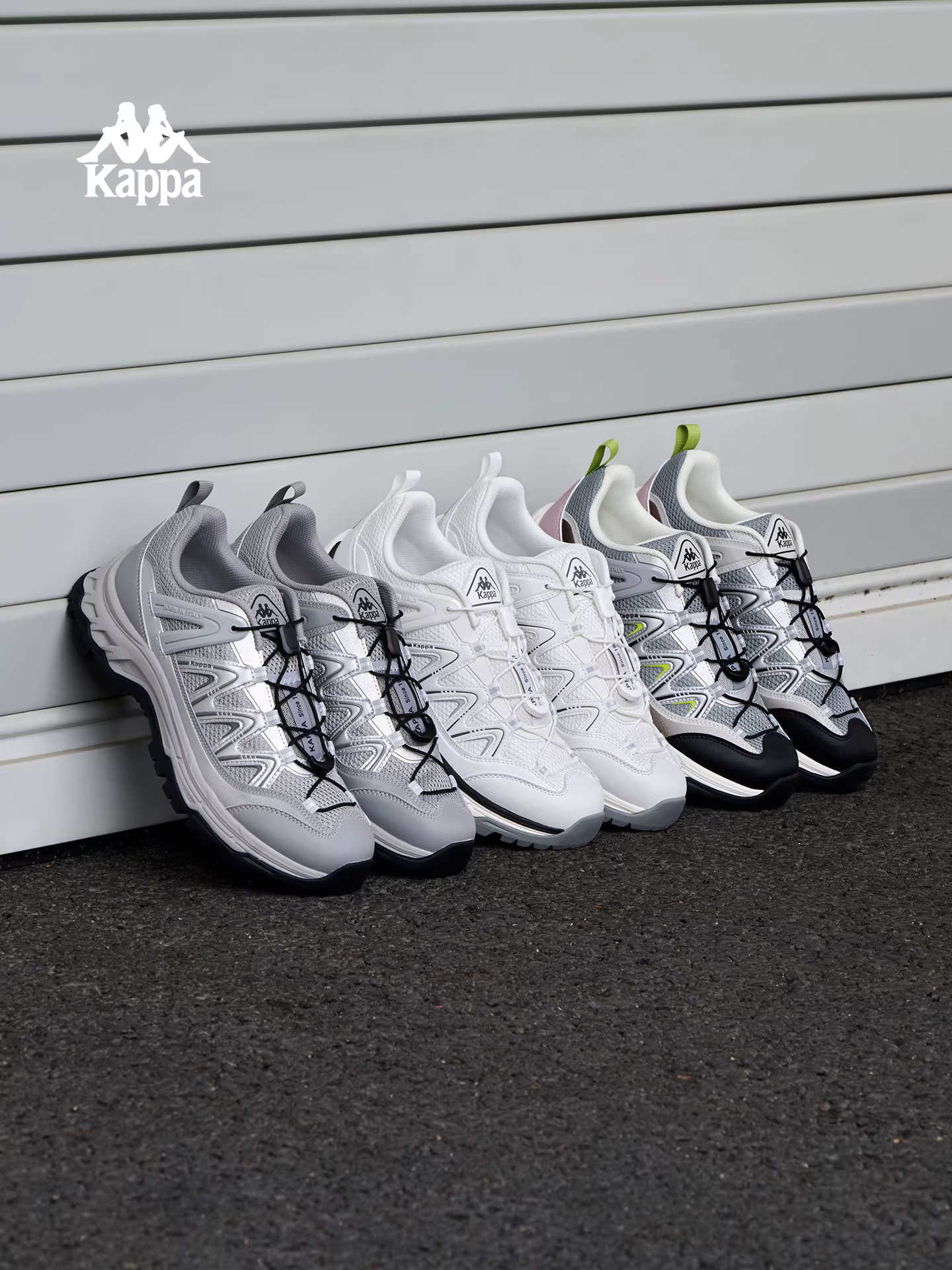 Giày leo núi nam Kappa mùa đông 2025 mới, chống trơn trượt, bền mài mòn, nhẹ, có đệm, thích hợp chạy bộ trên núi