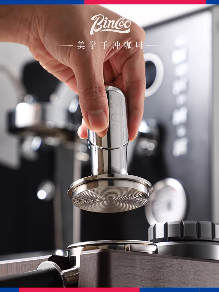 Bộ dụng cụ nén cà phê Bincoo Coffee Constant Force Tamper kiểu Ý, lực nén cố định 30 lbs, chống lệch áp lực, kích thước 51/58mm