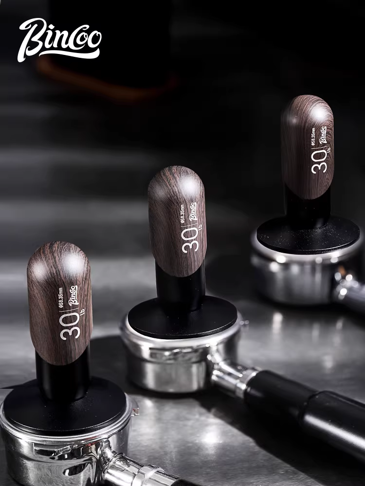 Búa đầm cà phê Bincoo 30 pound lực không đổi, dụng cụ đầm cà phê Ý 51/58mm, búa đầm cà phê tác động