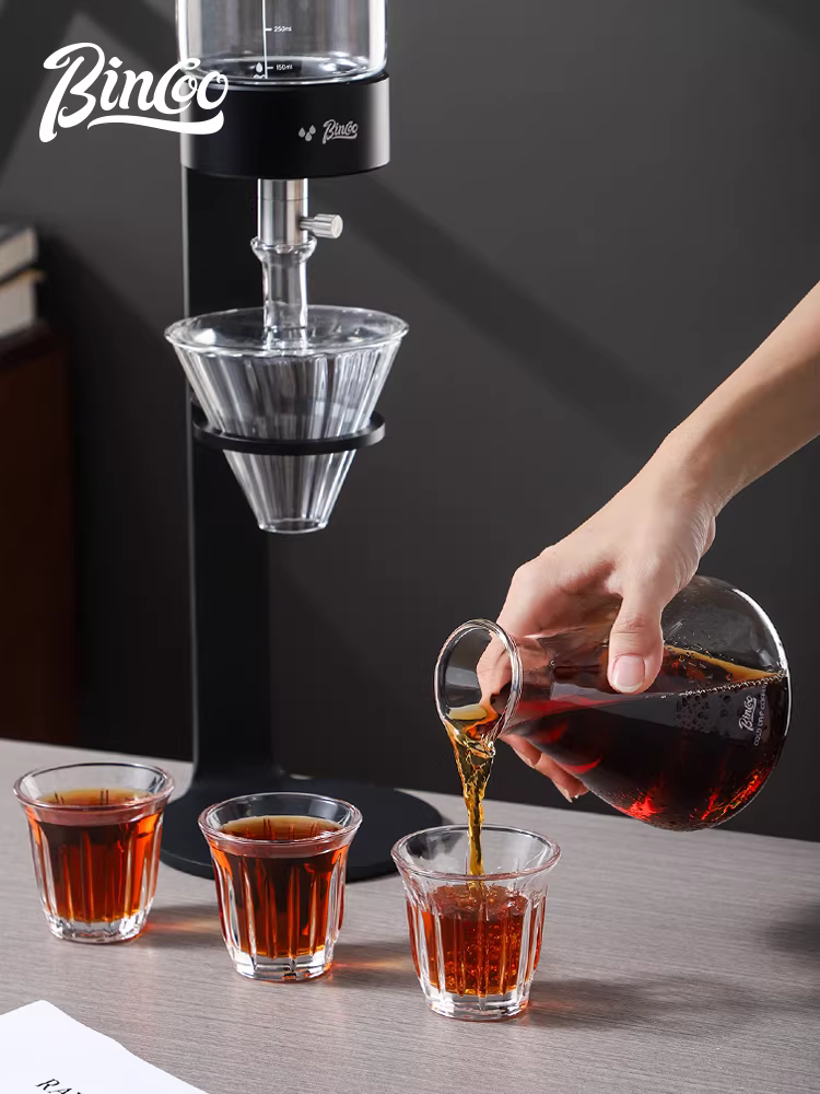 Bình pha cà phê đá Bincoo, kiểu pha cà phê thủ công, bình pha cà phê đá tại nhà, bình pha cà phê lạnh, bình pha cà phê đá bằng thủy tinh, dụng cụ pha cà phê đá