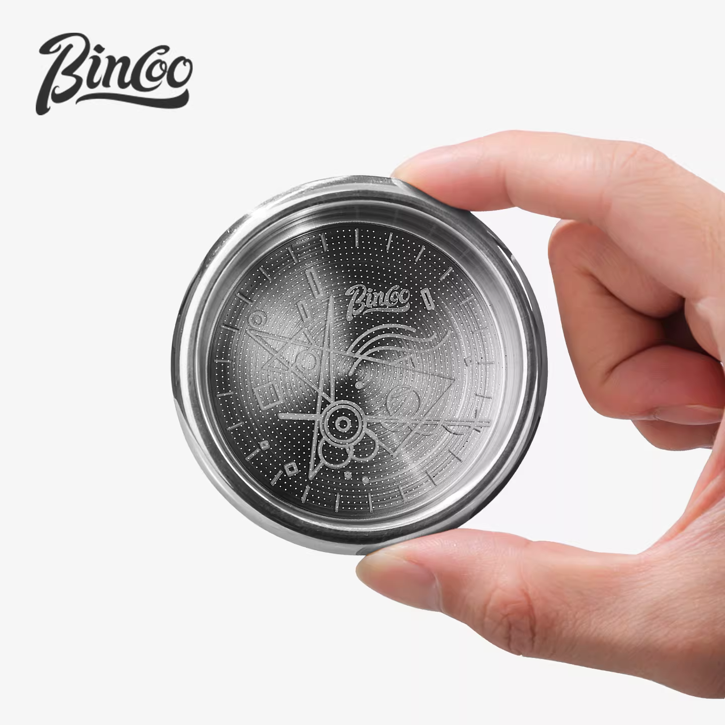 Phụ kiện máy pha cà phê Bincoo, chén định lượng bột cà phê chính xác 51/58mm, dùng chung cho máy pha cà phê espresso, chiết xuất 16/18/20g