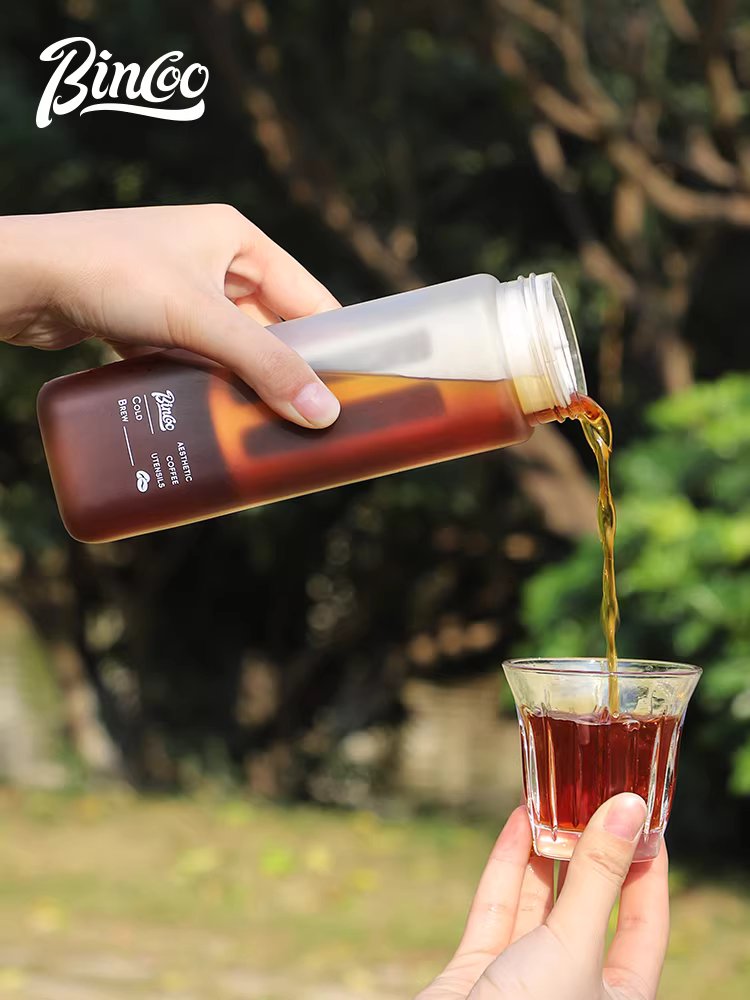 Cốc pha cà phê lạnh Bincoo, bình pha cà phê lạnh di động, bình pha cà phê lạnh, máy pha cà phê tại nhà, bình lọc cà phê đá, bình pha cà phê lạnh