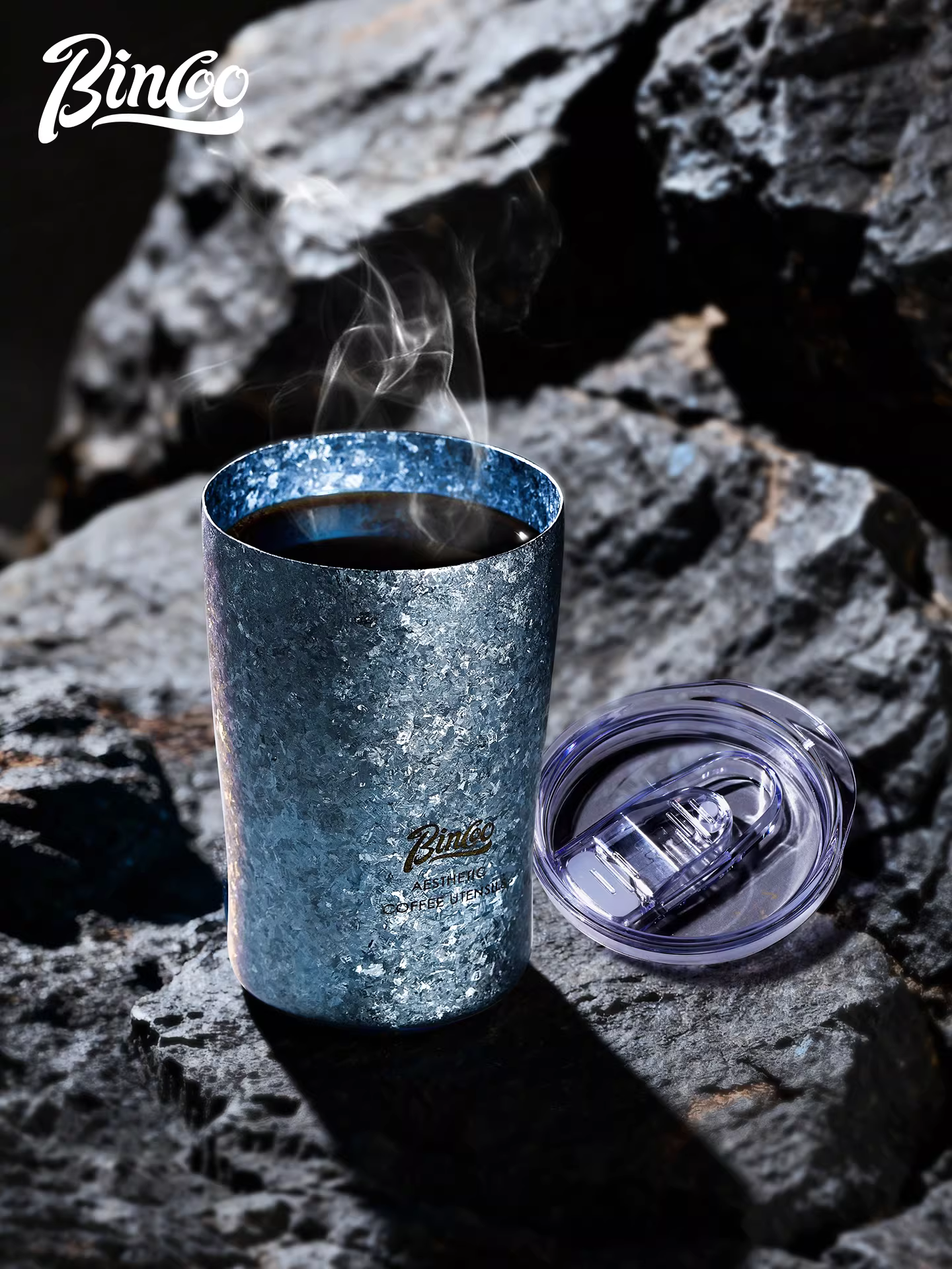 Cốc titan Bincoo cốc cách nhiệt titan nguyên chất cốc nước nam cốc cà phê cá nhân của phụ nữ cốc du lịch di động