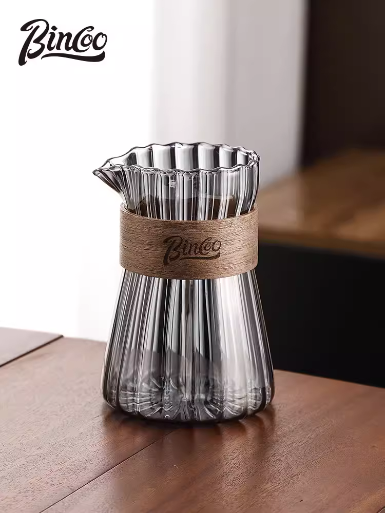 Bộ ấm pha cà phê sọc Bincoo, bộ ấm pha cà phê thủ công, ấm treo tai, ấm pha cà phê Nhật Bản, ấm pha cà phê lạnh