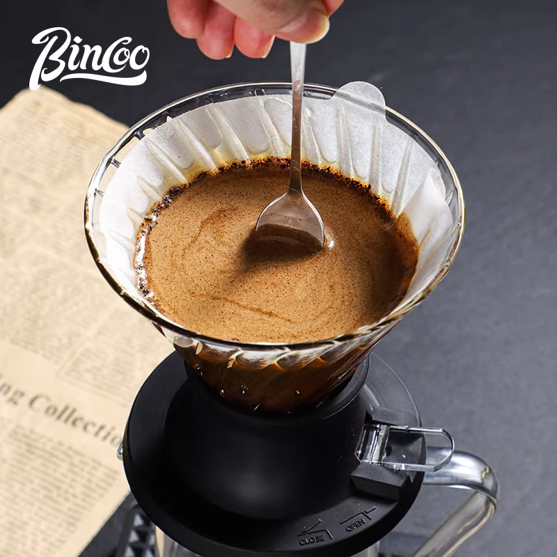 Bộ lọc cà phê thông minh Bincoo, cốc lọc cà phê thủ công, ấm pha cà phê kiểu nhỏ giọt, bộ lọc cà phê bằng thủy tinh ngâm