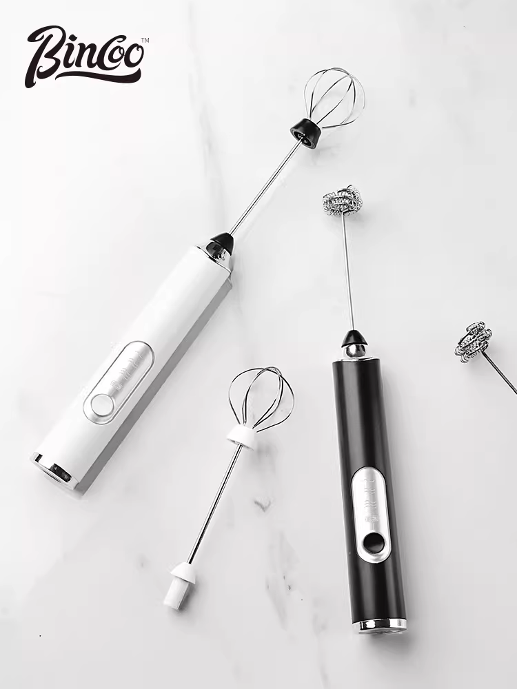 Máy đánh bọt sữa điện Bincoo, máy đánh bọt sữa cà phê, máy đánh bọt sữa cầm tay, máy đánh trứng tự động gia dụng