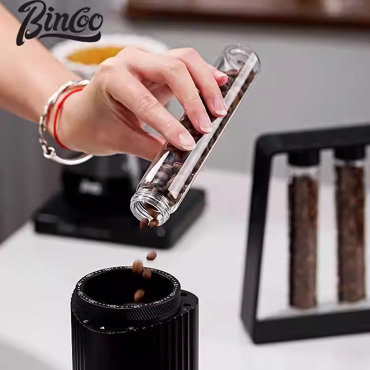 Hộp đựng cà phê Bincoo có nắp đậy kín, giá trưng bày, hộp đựng từ tính, van xả một chiều, bình chiết rót di động, bình giữ mùi thơm