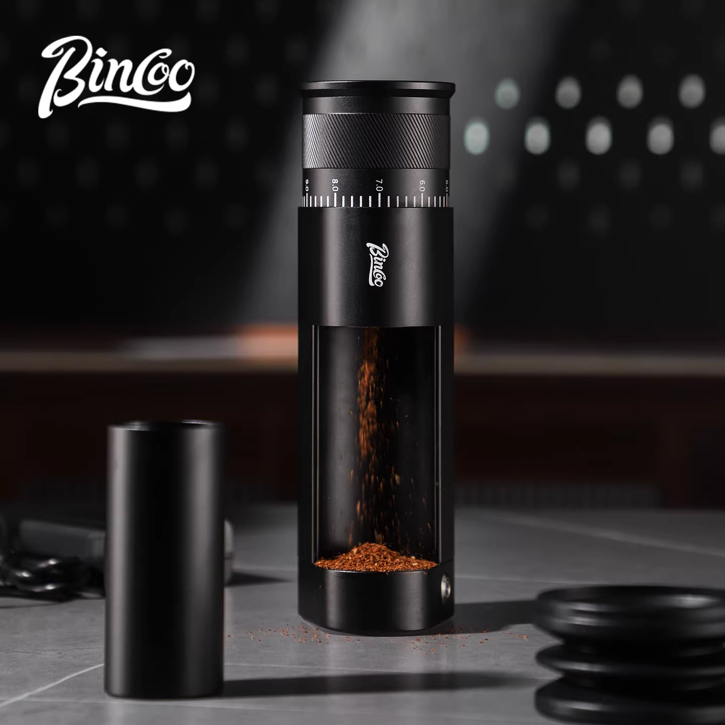 Máy xay cà phê điện Bincoo, máy xay cà phê espresso thủ công, máy xay cà phê hạt nhỏ gia đình, máy xay cà phê thương mại