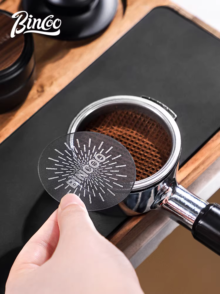 Lưới lọc phân phối nước thứ cấp siêu mỏng Bincoo dành cho máy pha cà phê espresso, lưới tách bã cà phê cho đầu pha 51/58mm