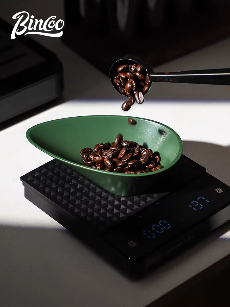 Khay cân hạt cà phê Bincoo, khay cân bột cà phê, khay cân espresso pha thủ công đặc biệt, hộp đựng định lượng