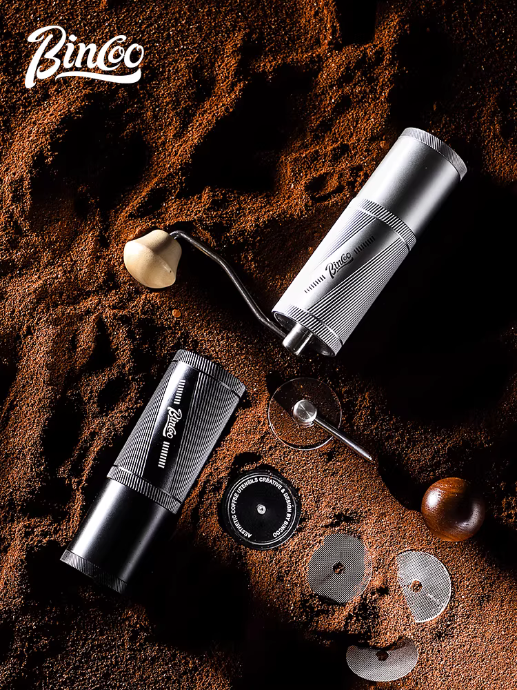 Máy xay cà phê quay tay Bincoo Traveler SM10 có màn hình, máy xay cà phê thủ công dùng trong gia đình