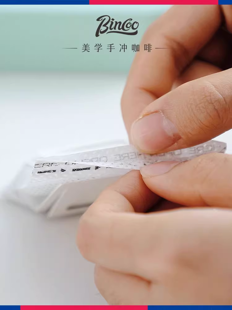 Máy hàn miệng túi giấy lọc Bincoo mini, máy hàn nhựa nhỏ, máy hàn miệng túi đồ ăn nhẹ bằng tay, dụng cụ thần kỳ