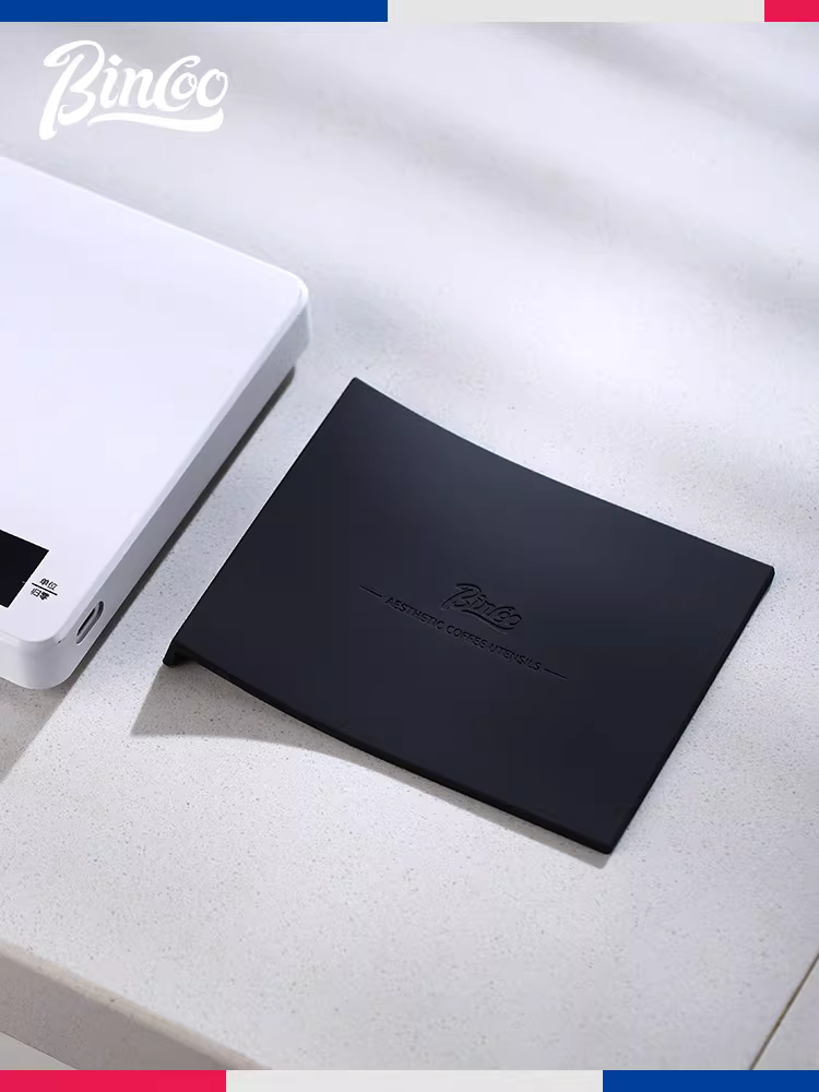 Cân điện tử cà phê đa chức năng Bincoo chịu nhiệt độ cao, chống thấm nước, chống trượt, thảm silicon hình vuông, chống sốc, chống va đập, chống mài mòn