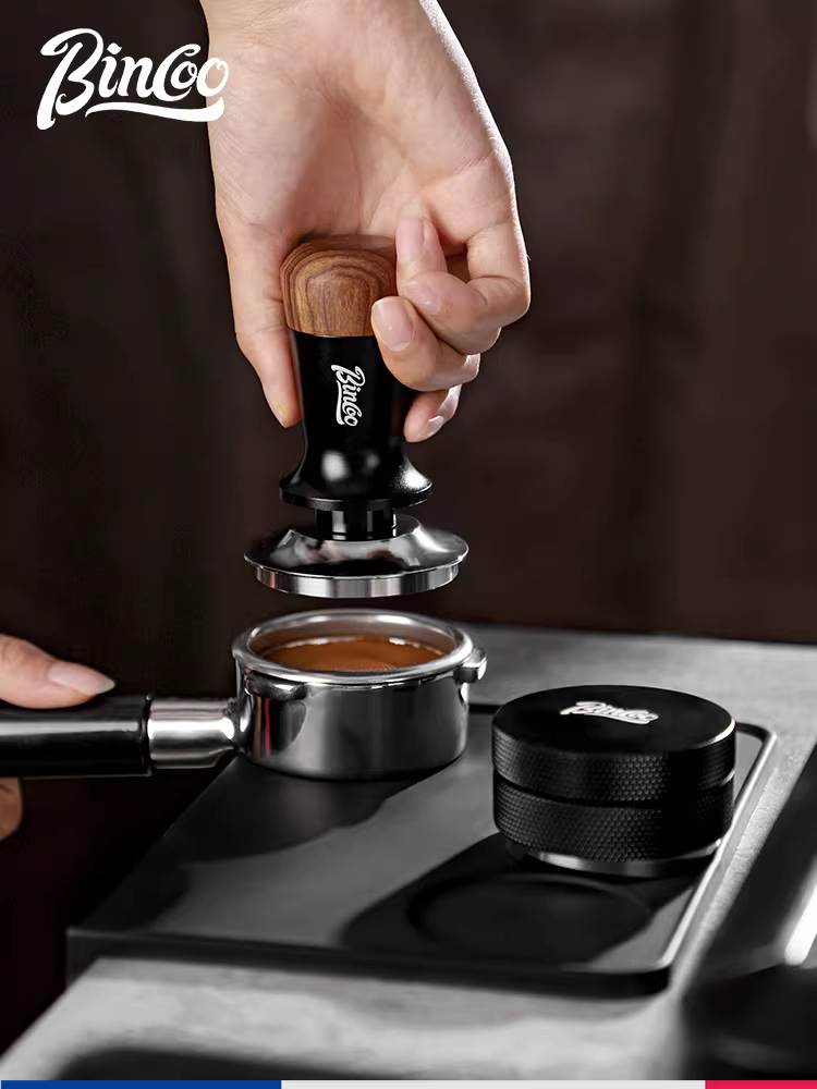 Bộ dụng cụ nén cà phê Bincoo 51/58mm, kèm đế đựng cà phê