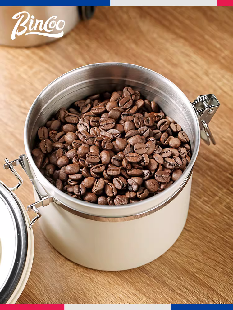 Hũ đựng cà phê Bincoo, hũ kín có van một chiều, hộp đựng bột cà phê, hũ đựng hạt cà phê, hũ bảo quản cà phê