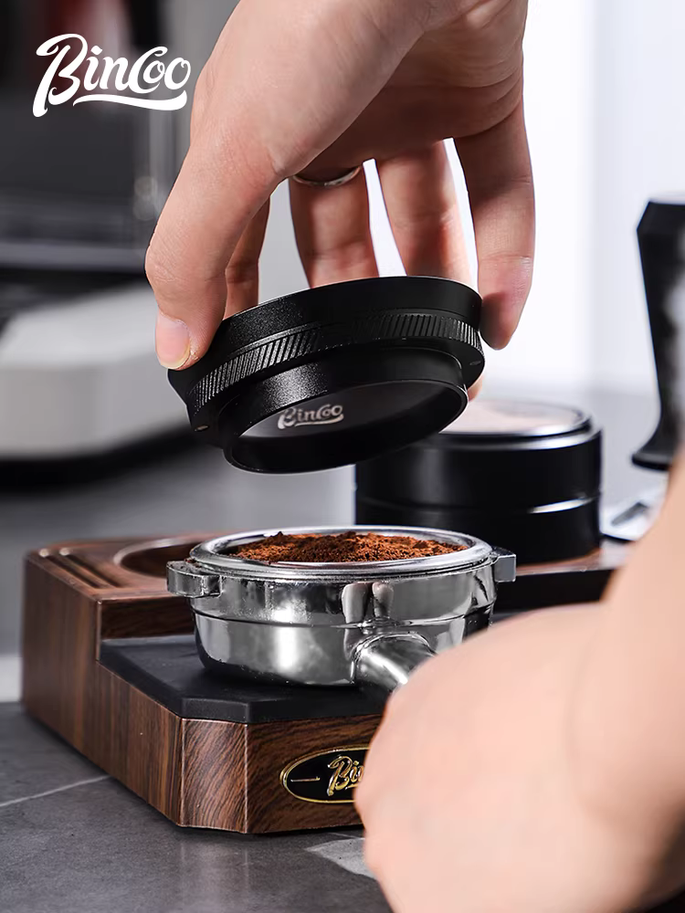 Vòng thu bột cà phê từ tính Bincoo, tay cầm máy pha cà phê, vòng chống bột bay, 6 nam châm, 51/58mm, vòng phân phối bột