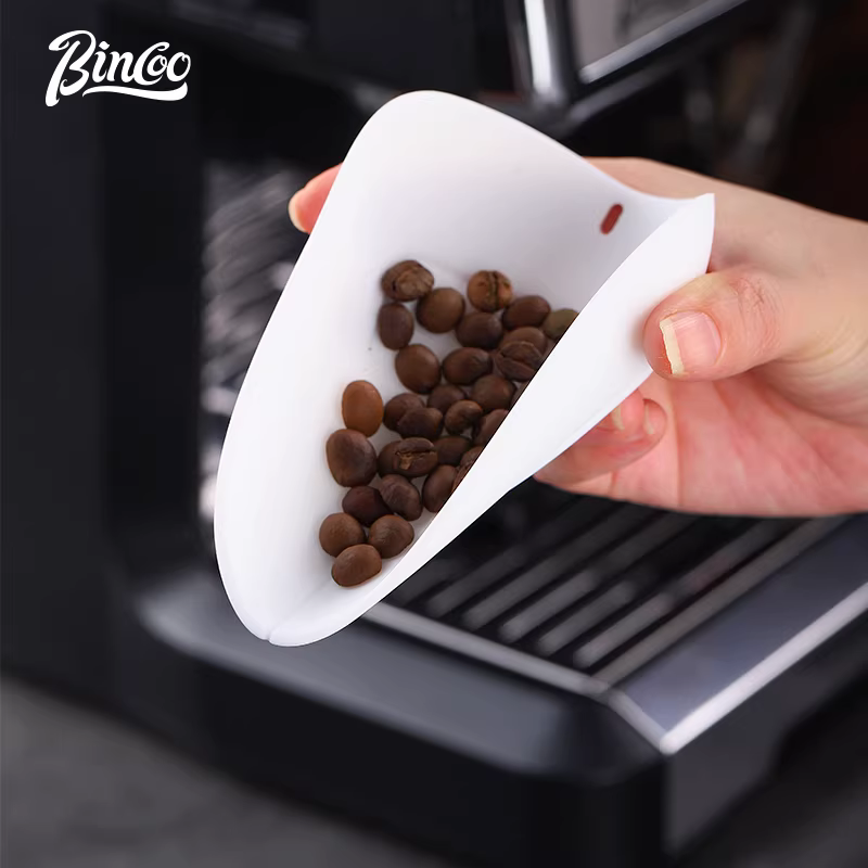 Bộ dụng cụ đo cà phê Bincoo: cốc đo cà phê silicon, khay đo bột cà phê, bát đo đặc biệt, thìa đo, cân điện tử