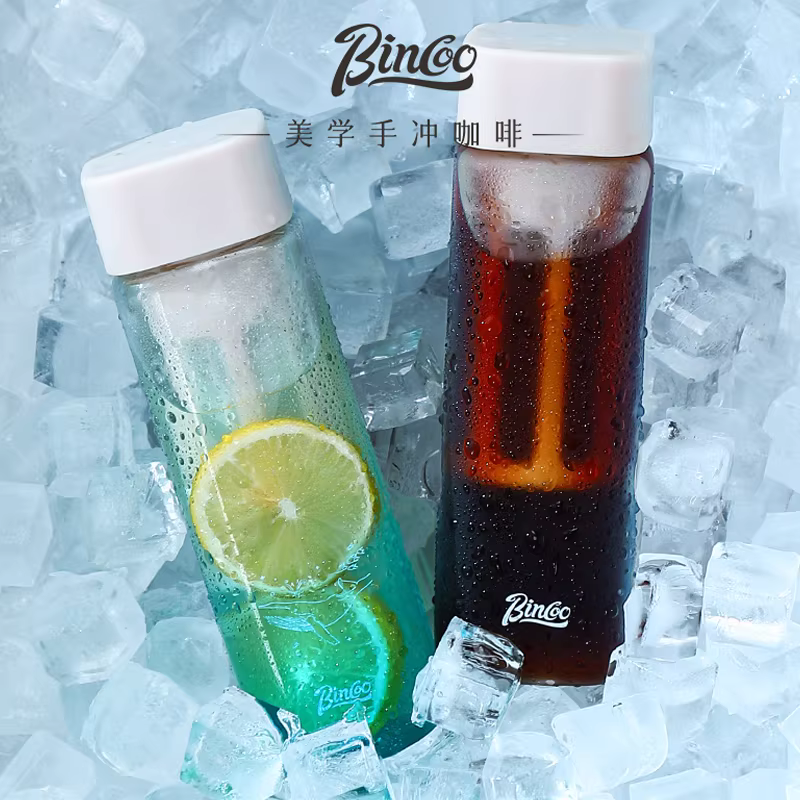 Cốc pha cà phê lạnh Bincoo, cốc pha cà phê lạnh di động, cốc nước Tritan, bình pha cà phê lạnh, bình pha trà lạnh