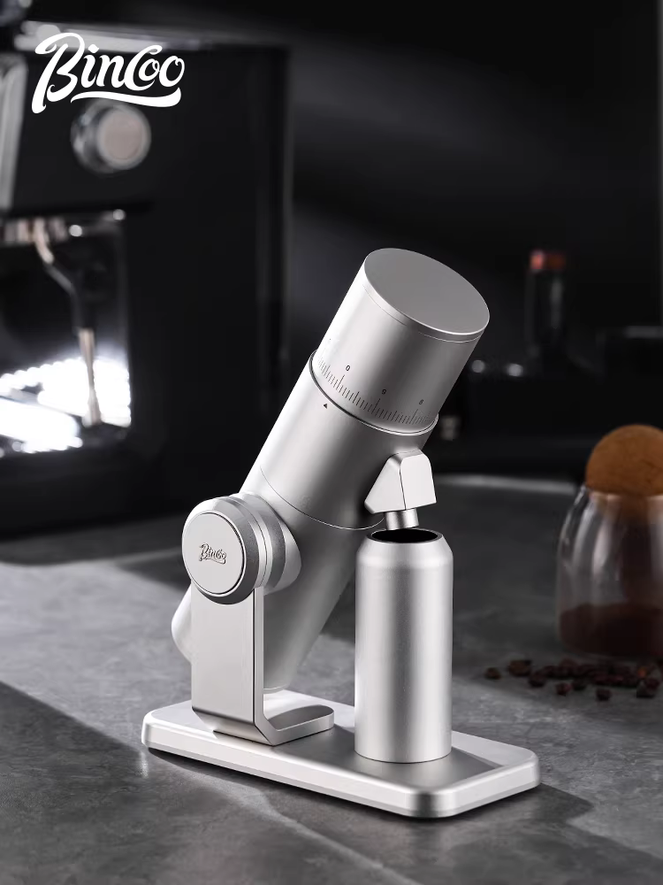 Máy xay cà phê điện Bincoo, lưỡi dao titan, máy xay cà phê espresso, máy xay cà phê hình nón, dùng cho thương mại nhỏ